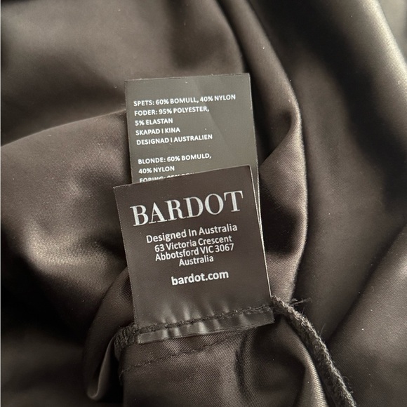 NWT Bardot Women’s Brielle Black Strapless Overlay Sweetheart Lace Dress XL - Picture 9 of 9